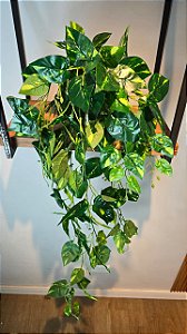 Arranjo Jiboia 90cm com Vaso Bege mod. 1208